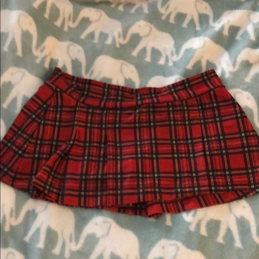 Tilted Kilt Uniform Skirt